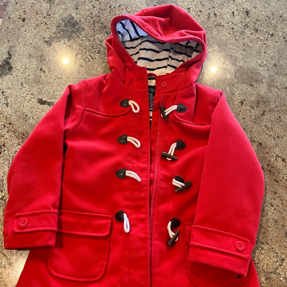 Girls Nautica Pea Coat